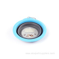custom travel outdoor pet collapsible pet dog bowl